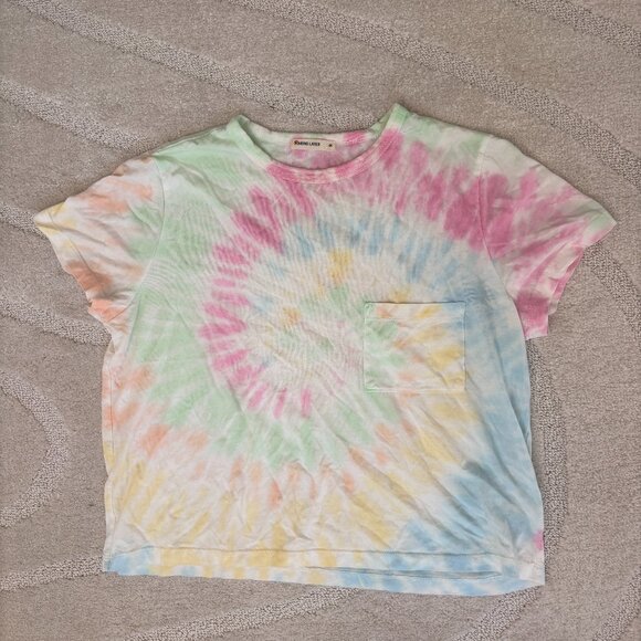 Marine Layer Pastel Rainbow Tie-Dye Tee - Picture 1 of 3